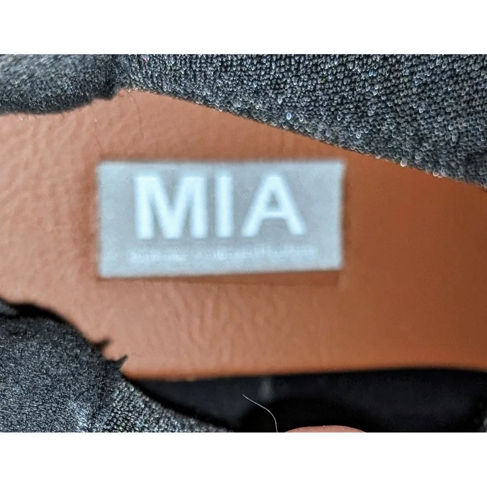 Mia‎ Womens Dru Faux Leather Booties Chelsea Boots Shoes Black Size 10 NEW